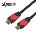 SIPU de alta velocidad 1.4v 4k ordenador video audio de nylon tv hdmi cable con ethernet